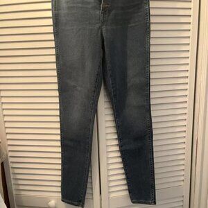 Madewell 10" High Rise Skinny Denim in Dewitt Wash MA981 Jeans Women’s 28 NWT